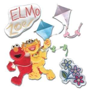  Sesame Street Dimensional Sticker Elmo & Zoe Furry