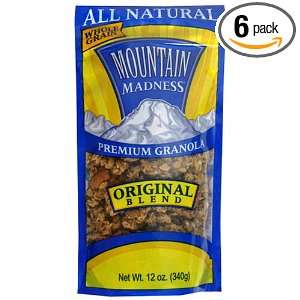 Mountain Madness All Natural Premium Granola, Original Blend, 12 Ounce 