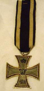 original 1914 1918 WW1 imperial German iron cross 2nd class medal 