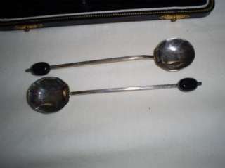 Arthur Price Birmingham Sterling Silver 6 Shell Spoons  