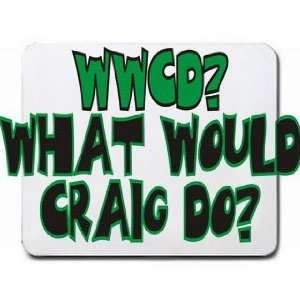  WWCD? What would Craig do? Mousepad