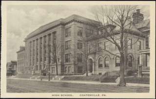 Coatesville, PA., High School (1930s)  