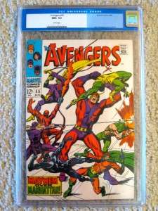 Avengers #55 MARVEL 1968 CGC 9.6 NM+ (NEAR MINT) Hawkeye   2nd Highest 