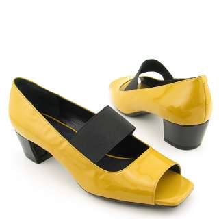 AEROSOLES Modern World Yellow Heels Shoes Womens SZ 8  