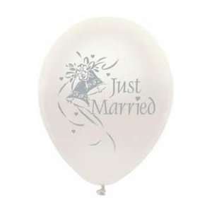    00092453 12IN JUST MARRIED BELLS 8CT