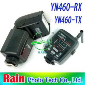 YN460 RX TX 2.4G TTL Flash Commander Trigger For Canon  