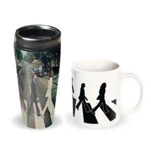  The Beatles Abbey Road   Travel and Ceramic Mug (2 Pack 