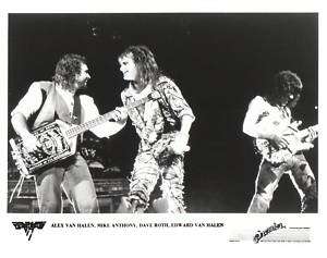 Van Halen   1984 Record Company Photo Live  
