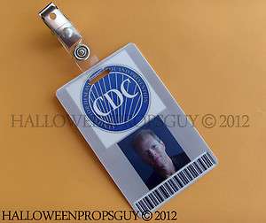 THE WALKING DEAD Edwin Jenner CDC PVC ID Card Badge  