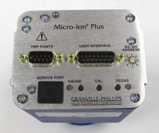   Phillips 356 Micro Ion Plus ionization gauge 356002 YG T vacuum module