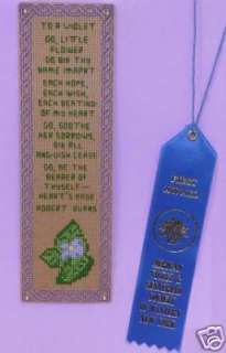 To a Violet Bookmark takes 1st Place