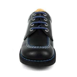 Kickers Kick Lo Youth Black Blue Kids Shoes EU Size 36  