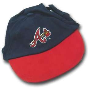 Atlanta Braves Dog Puppy Cap Hat Medium Large Officially Licensed MLB 