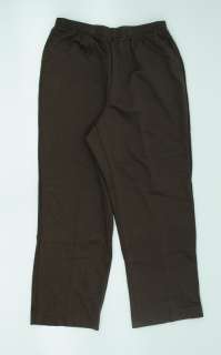 W0931 VT01 NEW ALFRED DUNNER WOMENS BROWN PANTS 16  
