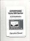 Interphase Echo 600 Series LCD fishfinders operation manual 1993