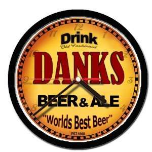  DANKS beer ale wall clock 