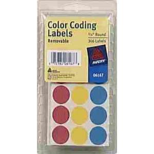  Pk/306 x 18 Color Coding Label (06167)