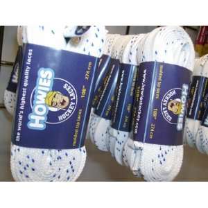 Howies White / Blue flecked Skate Laces Length  Sports 