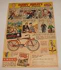 1954 YOGI BERRA Shelby bicycle cartoon ad version 2 items in 