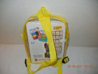 Homework Helpers Pre K  1 Books & Yellow Backpack  