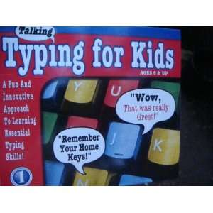  Talking Typing for Kids PC CD Rom {Win 98SE or higherXP 