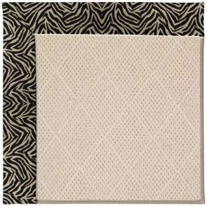   Capel Zoe White Wicker 396 Panther 8 x 10 Area Rug