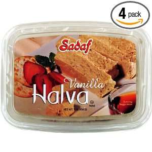 Sadaf Halva Vanilla, 16 Ounce (Pack of Grocery & Gourmet Food