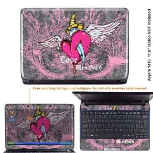  Protective Decal Skin Sticker for ACER Aspire AS1410 and 