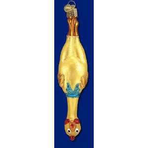   RUBBER CHICKEN Funny Ornament Old World Christmas NEW