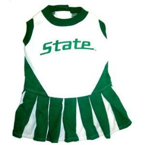   State Spartans Dog Pet cheerleader dress XS 4 9lbs