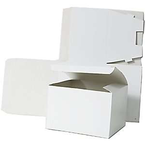  9x4.5x4.5 White Open Lid Gift Boxes   Sold individually 