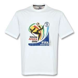  2010 World Cup Logo Tee   White