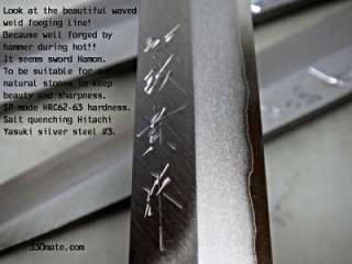 Japanese Tanaka silver st.#3 full forged Yanagiba knife  