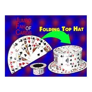   CARD FAN to Card Top Hat Magic trick close up closeup 