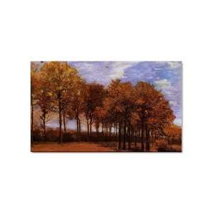 Autumn Landscape By Vincent Van Gogh Sticker