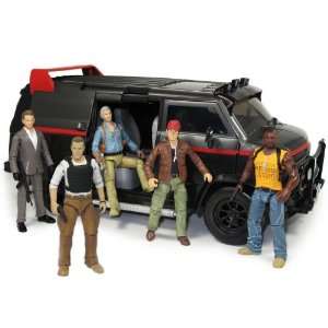  A Team Classic Van With Electronics With Set Of 5 Figures 