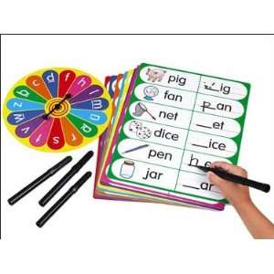  Spin to Rhyme Word Building Game