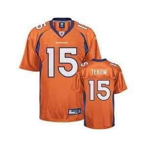 Reebok Tim Tebow Denver Broncos Orange (Alternate) Authentic Jersey 