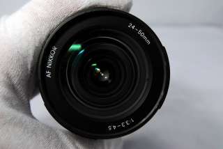 Nikon 24 50mm f3.5 4.5 AF zoom Nikkor made in Japan mint condition 