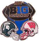 2011 Big 10 Championship Pin Wisconsin Badgers vs Michigan State 