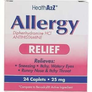  HEALTH A2Z ALLERGY RELIEF 24COUNT (Sold 3 Units per Pack 