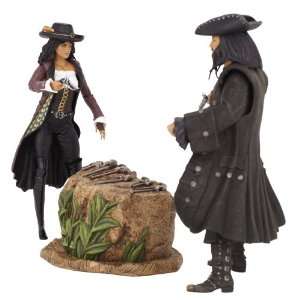   Movie Moments Wave #1 Blackbeard And Angelica In Jungle Toys & Games