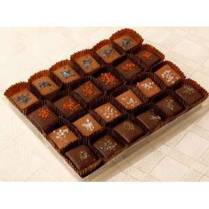Woodhouse Chocolate   Caramels with Exotic Salts (24 pieces)  