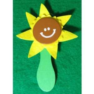 Wooden Spoon Sunflower Pin Craft Kits Case Pack 48
