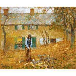   Frederick Childe Hassam   24 x 20 inches   Woodchop