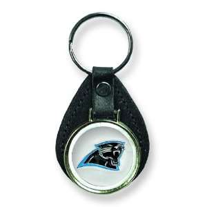 NFL Carolina Panthers Leather Key Chain 
