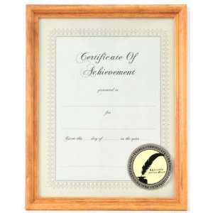 Gallery Solutions Natural Wood Document Frame, 8 1/2 by 11 