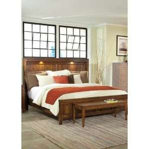  Errickson Place Queen Panel Bed In Tobacco Finish by 