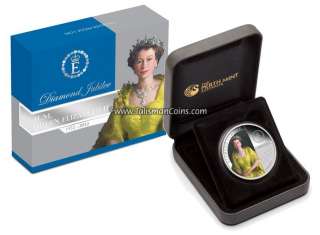 Australia 2012 Queen Elizabeth II Diamond Jubilee $1 Pure Silver Proof 