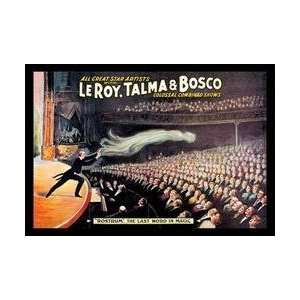  LeRoy Talma and Bosco 20x30 poster
